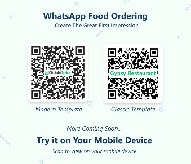WhatsApp ordering