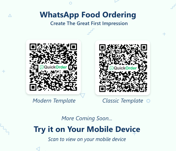QuickOrder - WhatsApp Food - SaaS WhatsApp Ordering