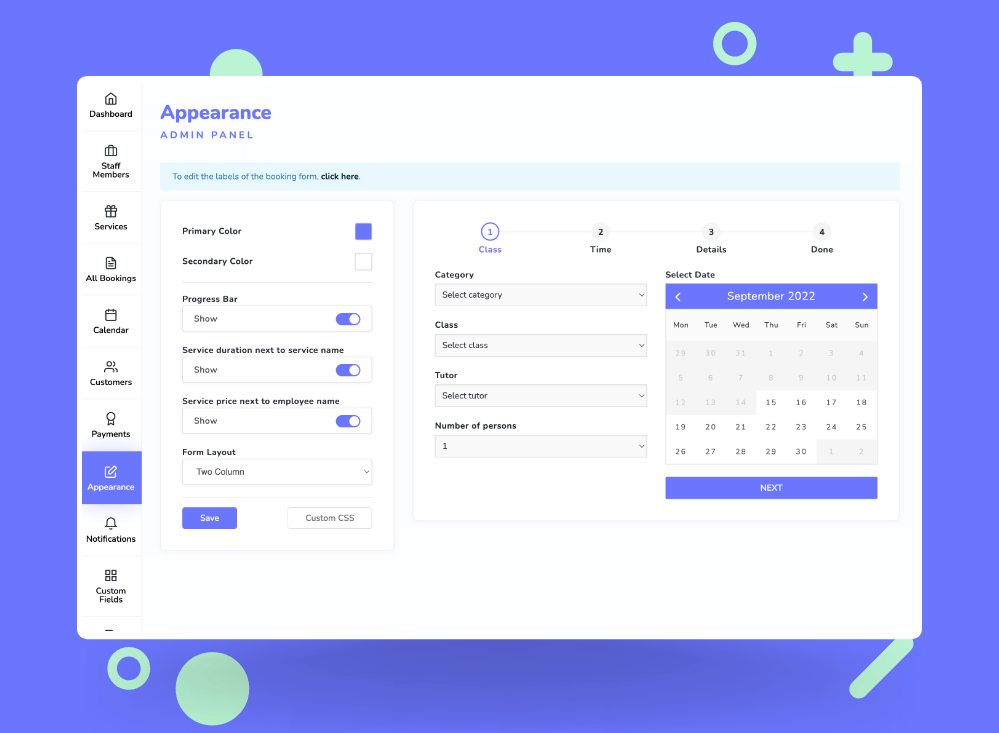 Appointment Scheduling WordPress Plugin