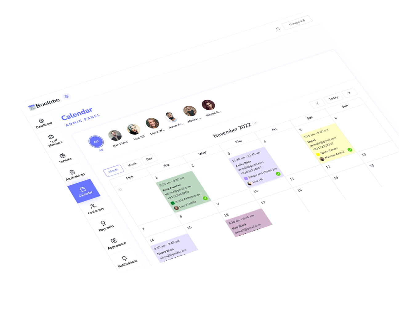Online wordpress appointment booking plugin scheduling plugin bylancer