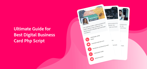 Best digital business card php script 2023